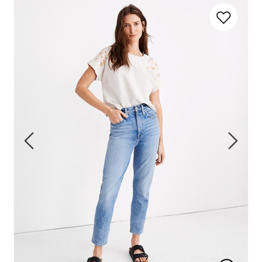 Madewell mom jeans 27 excellent high waist